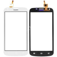 TOUCH SCREEN PER HUAWEI ASCEND Y600 BIANCO WHITE VETRO GLASS DIGITIZER RICAMBIO