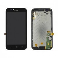 TOUCH SCREEN DISPLAY LCD ASSEMBLATO PER HUAWEI ASCEND Y625 NERO VETRO RICAMBIO