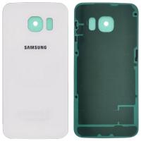 COPRIBATTERIA BACK COVER BIANCO WHITE PER SAMSUNG GALAXY S6 EDGE G925F SCOCCA