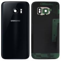 COPRIBATTERIA BACK COVER NERO PER SAMSUNG GALAXY S7 SM-G930 G930 BLACK RICAMBIO