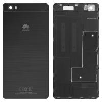 SCOCCA POSTERIORE NERA HUAWEI P8 LITE GUSCIO COVER BATTERIA NERO BLACK RICAMBIO