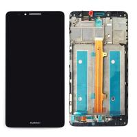 TOUCH SCREEN DISPLAY PER HUAWEI MATE 7 CON FRAME NERO