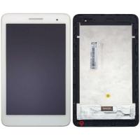 TOUCH SCREEN DISPLAY HUAWEI HONOR PLAY MEDIAPAD T1-701 BIANCO WHITE DIGITIZER