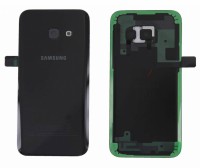 SCOCCA COPRIBATTERIA NERA NERO PER SAMSUNG GALAXY A3 2017 A320 A320F BLACK