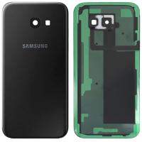 SCOCCA COPRIBATTERIA NERA NERO PER SAMSUNG GALAXY A5 2017 A520 A520F BLACK