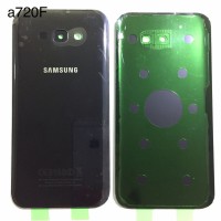 COPRIBATTERIA BACK COVER PER SAMSUNG GALAXY A720 A7 2017 NERO