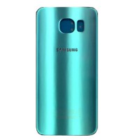 SCOCCA COPRIBATTERIA BLU TOPAZIO PER SAMSUNG S6 G920 G920F RICAMBIO