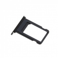 CARRELLO SIM TRAY PER APPLE IPHONE 7 NERO OPACO