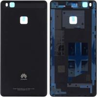 SCOCCA POSTERIORE NERA HUAWEI P9 LITE GUSCIO COVER BATTERIA NERO BLACK RICAMBIO