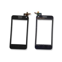 TOUCH SCREEN NERO HUAWEI ASCEND Y3 Y360 RICAMBIO VETRO DIGITIZER BLACK GLASS