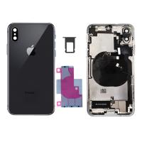 SCOCCA CORPRIBATTERIA BACK COVER ORIGINALE PER APPLE IPHONE X CON ACCESSORI NERO