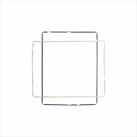 CORNICE PER IPAD 2 BIANCA RICAMBIO APPLE FRAME WHITE NO DISPLAY SCHERMO TOUCH