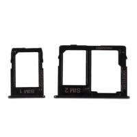 CARRELLO SIM TRAY PER SAMSUNG GALAXY J6 PLUS J610 GALAXY J4 PLUS J415 SIM TRAY NERO