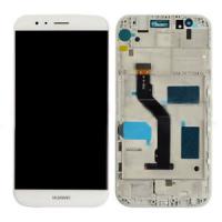 TOUCH SCREEN DISPLAY LCD PER HUAWEI ASCEND G8 WHITE CON FRAME BIANCO