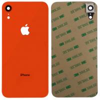 COPRIBATTERIA PER APPLE IPHONE XR BACK COVER CON VETRO FOTOCAMERA ARANCIONE