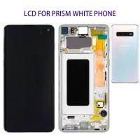 TOUCH SCREEN DISPLAY ORIGINALE PER SAMSUNG GALAXY S10 G973 BIANCO