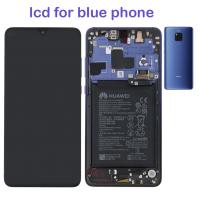 TOUCH SCREEN DISPLAY LCD ORIGINALE PER HUAWEI MATE 20 BLU FRAME E BATTERIA 02352FQM