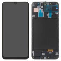 TOUCH SCREEN DISPLAY ORIGINALE PER SAMSUNG A30 A305 CON FRAME