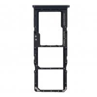 CARRELLO SIM TRAY PER SAMSUNG GALAXY A705 A70 NERO