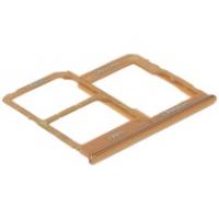 CARRELLO SIM TRAY PER SAMSUNG GALAXY A40 A405 SIM TRAY GOLD