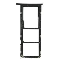 CARRELLO SIM TRAY PER HUAWEI Y7 2019 / Y6S / Y6 2019 / Y6 2018 / HONOR 8A NERO