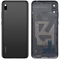 COPRIBATTTERIA BACK COVER PER HUAWEI Y6 2019 NERO