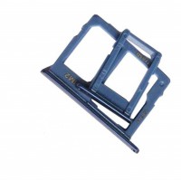 CARRELLO SIM PER SAMSUNG GALAXY J6 2018 J600 SIM TRAY BLU