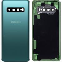 COPRIBATTERIA BACK COVER ORIGINAL PER SAMSUNG GALAXY G975 S10 PLUS CON VETRO FOTOCAMERA VERDE