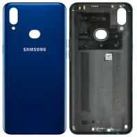 COPRIBATTERIA BACK COVER PER SAMSUNG GALAXY A10S A017 CON VETRO FOTOCAMERA BLU