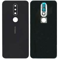 COPRIBATTERIA BACK COVER PER NOKIA 6.1 PLUS TA-1116 NERO