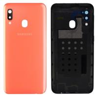 COPRIBATTERIA BACK COVER PER SAMSUNG GALAXY A202 A20E ORANGE