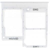 CARRELLO SIM PER SAMSUNG GALAXY A20E A202 BIANCO SIM TRAY