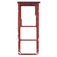 CARRELLO SIM TRAY PER SAMSUNG GALAXY A205 A20 ROSSO