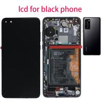 TOUCH SCREEN DISPLAY ORIGINALE SERVICE PACK PER HUAWEI P40 NERO