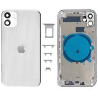 SCOCCA COPRIBATTERIA BACK COVER PER APPLE IPHONE 11 BIANCO