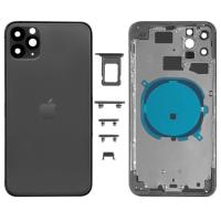 SCOCCA COPRIBATTERIA BACK COVER PER APPLE IPHONE 11 PRO NERO