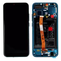 TOUCH SCREEN DISPLAY ORIGINALE PER HUAWEI HONOR 10 COL-L09 FRAME E BATTERIA VERDE