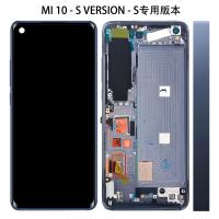 TOUCH SCREEN DISPLAY ORIGINALE PER XIAOMI MI 10 5G / MI 10 PRO VERSIONE S CON FRAME GRIGIO