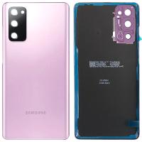 COPRIBATTERIA BACK COVER PER SAMSUNG GALAXY G781 S20 FE 5G CON VETRO FOTOCAMERA ROSA