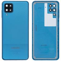 COPRIBATTERIA BACK COVER PER SAMSUNG GALAXY A125 A12 CON VETRO FOTOCAMERA BLU