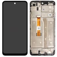 TOUCH SCREEN DISPLAY PER LG K52 LM-K520EMW CON FRAME NERO