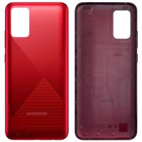 COPRIBATTERIA BACK COVER PER SAMSUNG GALAXY A02S A025G ROSSO