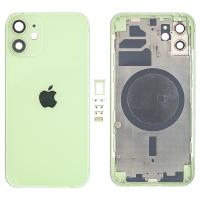 SCOCCA COPRIBATTERIA BACK COVER PER APPLE IPHONE 12 VERDE