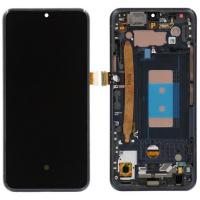 TOUCH SCREEN DISPLAY PER LG G8X CON FRAME NERO