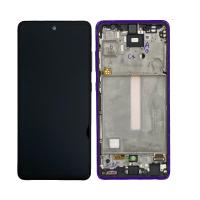 TOUCH SCREEN DISPLAY PER SAMSUNG GALAXY A52 5G A526 A525 CON FRAME VIOLA