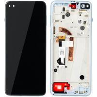 TOUCH SCREEN DISPLAY PER MOTOROLA MOTO G100 XT2125 CON FRAME BIANCO