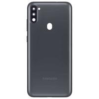 COPRIBATTERIA BACK COVER PER SAMSUNG GALAXY A115 A11 CON VETRO FOTOCAMERA NERO