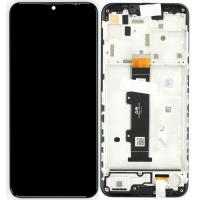 TOUCH SCREEN DISPLAY PER MOTOROLA MOTO G30 XT2129-2 CON FRAME NERO