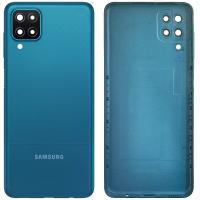 COPRIBATTERIA BACK COVER PER SAMSUNG GALAXY A127 A12 CON VETRO FOTOCAMERA BLU