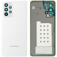 COPRIBATTERIA BACK COVER PER SAMSUNG GALAXY A526 A52 5G CON VETRO FOTOCAMERA BIANCO